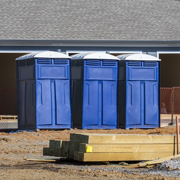 are there any restrictions on what items can be disposed of in the porta potties in Mechanicsville